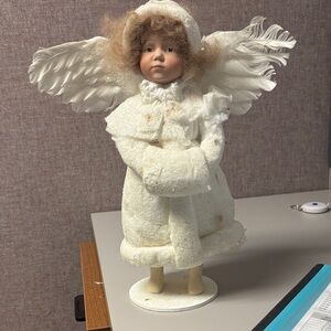 Elegant White Angel Figurine
